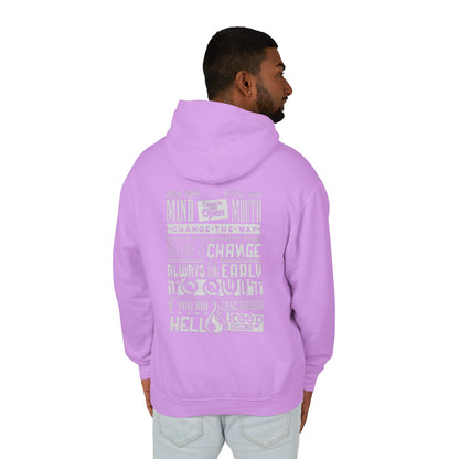 Motivational  Lightweight Hooded Sweatshirt - Change Your Mindset, Inspirational Gift, Everyday Wear, Perfect for Relaxation, [...]