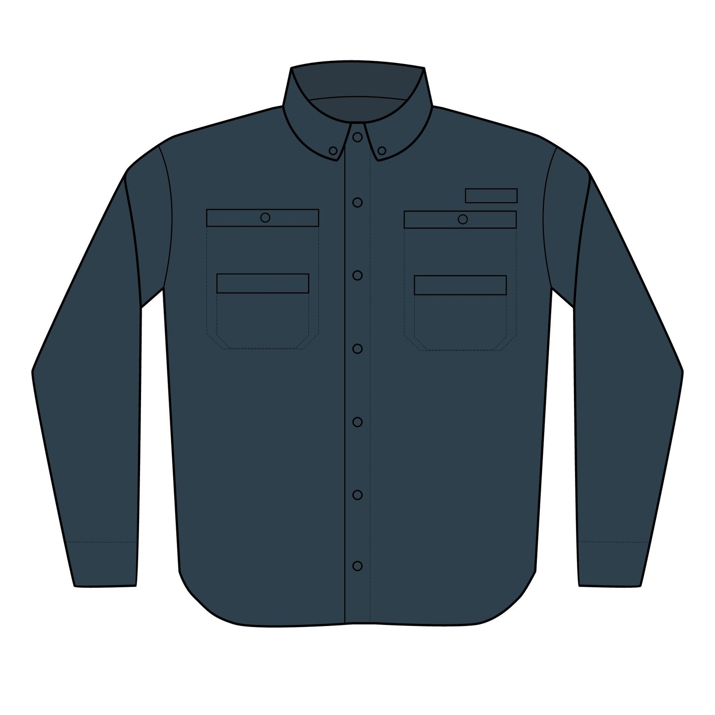 Men's Performance Fishing Shirt, Embroidered Outdoor Shirt, Lightweight Fishing Apparel, Quick-Dry Shirt for Adventures