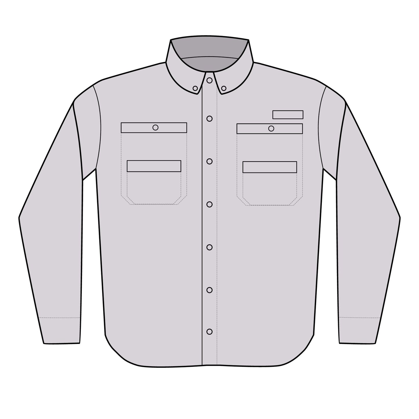 Men's Performance Fishing Shirt, Embroidered Outdoor Shirt, Lightweight Fishing Apparel, Quick-Dry Shirt for Adventures