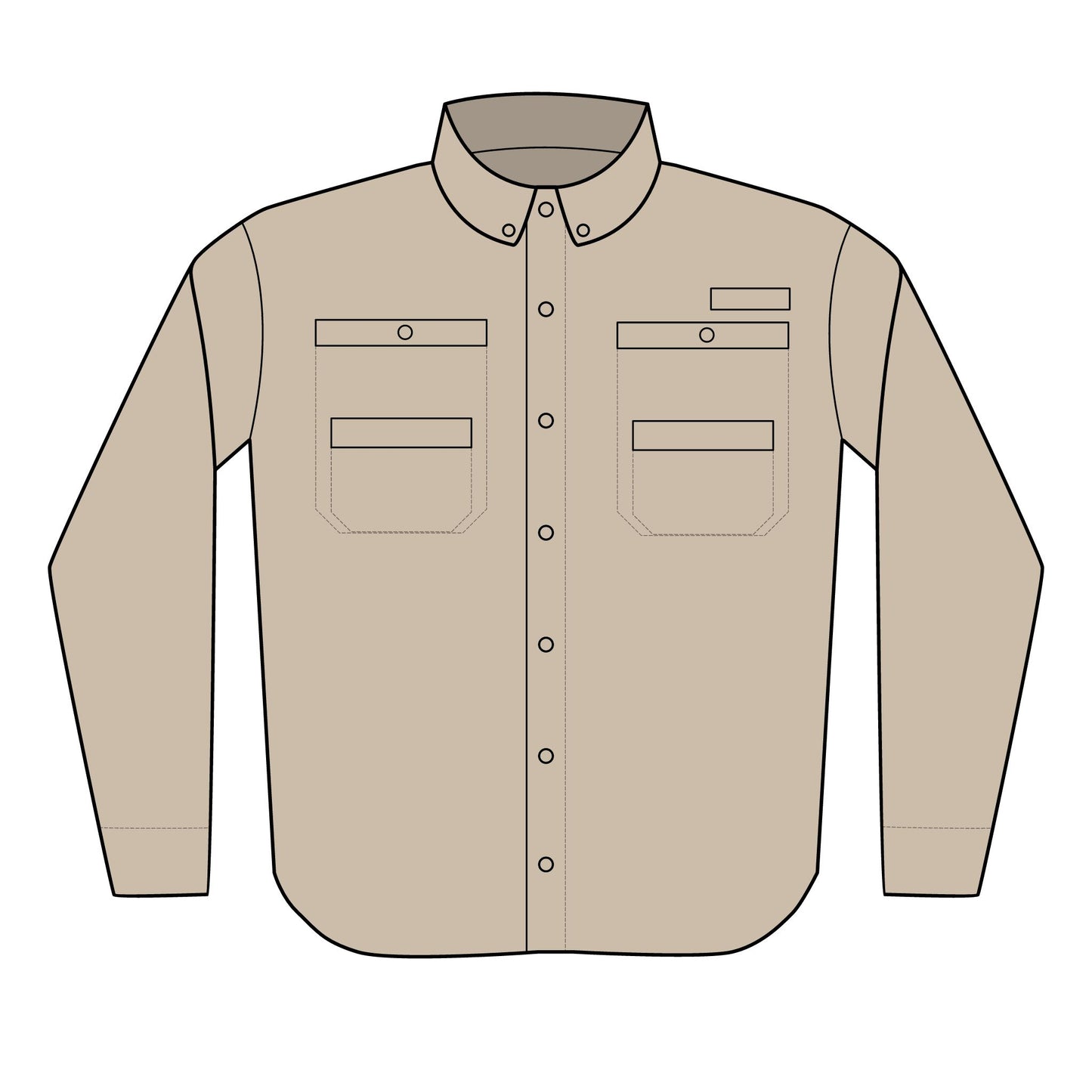 Men's Performance Fishing Shirt, Embroidered Outdoor Shirt, Lightweight Fishing Apparel, Quick-Dry Shirt for Adventures