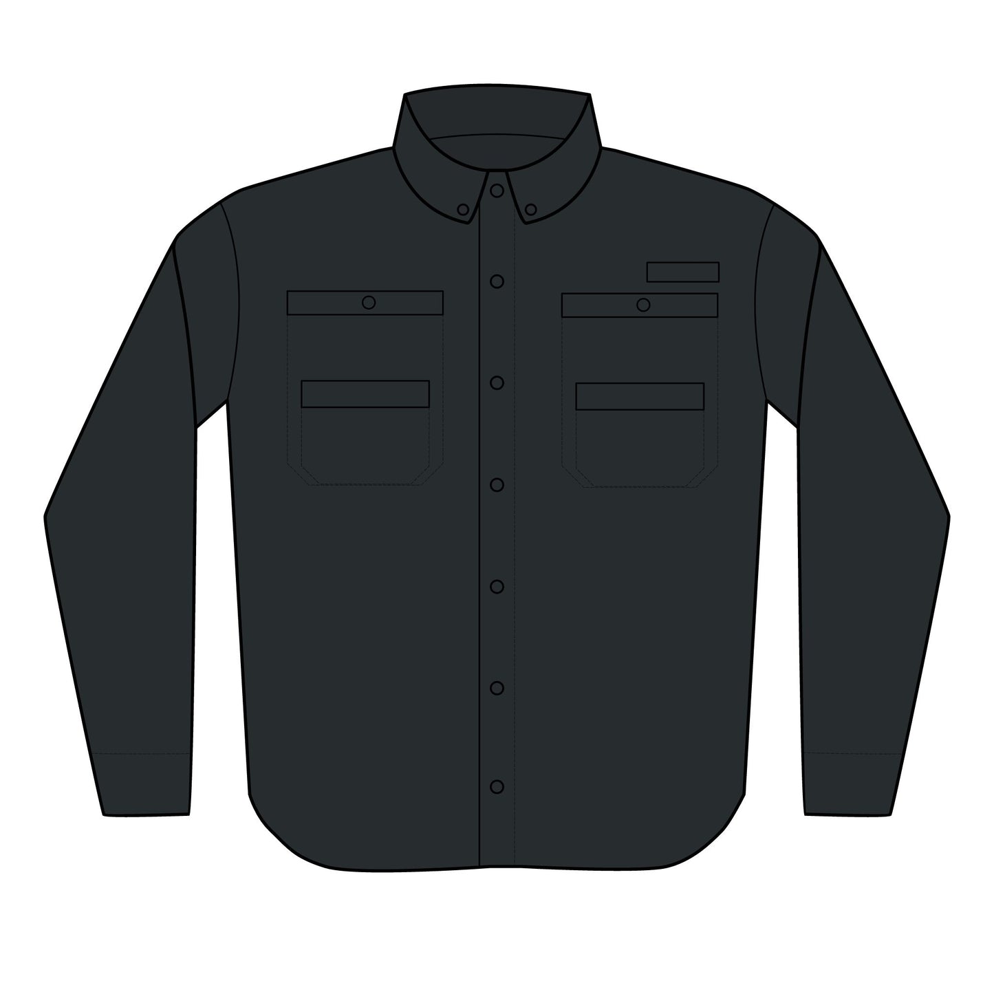 Men's Performance Fishing Shirt, Embroidered Outdoor Shirt, Lightweight Fishing Apparel, Quick-Dry Shirt for Adventures