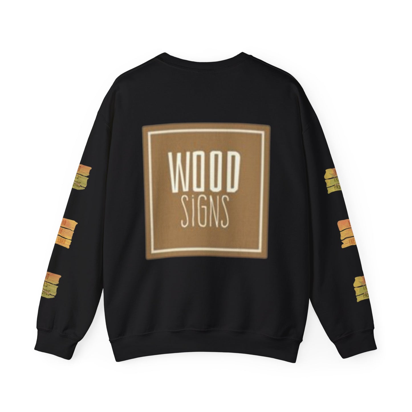 Rustic Wood Signs Sweatshirt, Cozy Gift for DIY Lovers, Home Decor Apparel, Fall Fashion