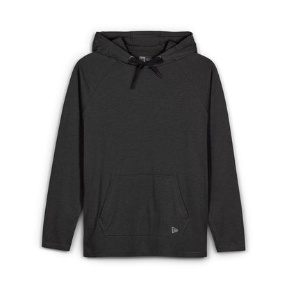 Black Tri-Blend Hoodie — Lightweight Everyday Pullover