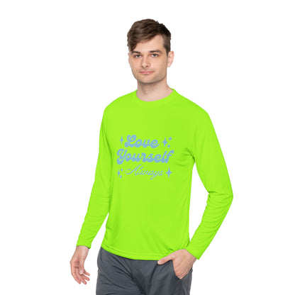 Love Yourself Long Sleeve Tee |  Comfort Wear, Self-Care Gift, Inspirational Shirt, Casual Outfit, Modern Apparel