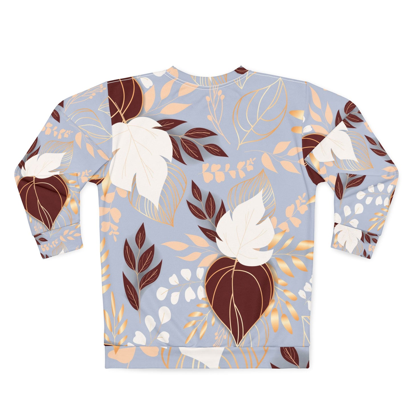 Floral AOP  Sweatshirt - Cozy Autumn Vibes, Perfect for Gifting, Casual Wear, Fall Layers, Nature Lover Apparel