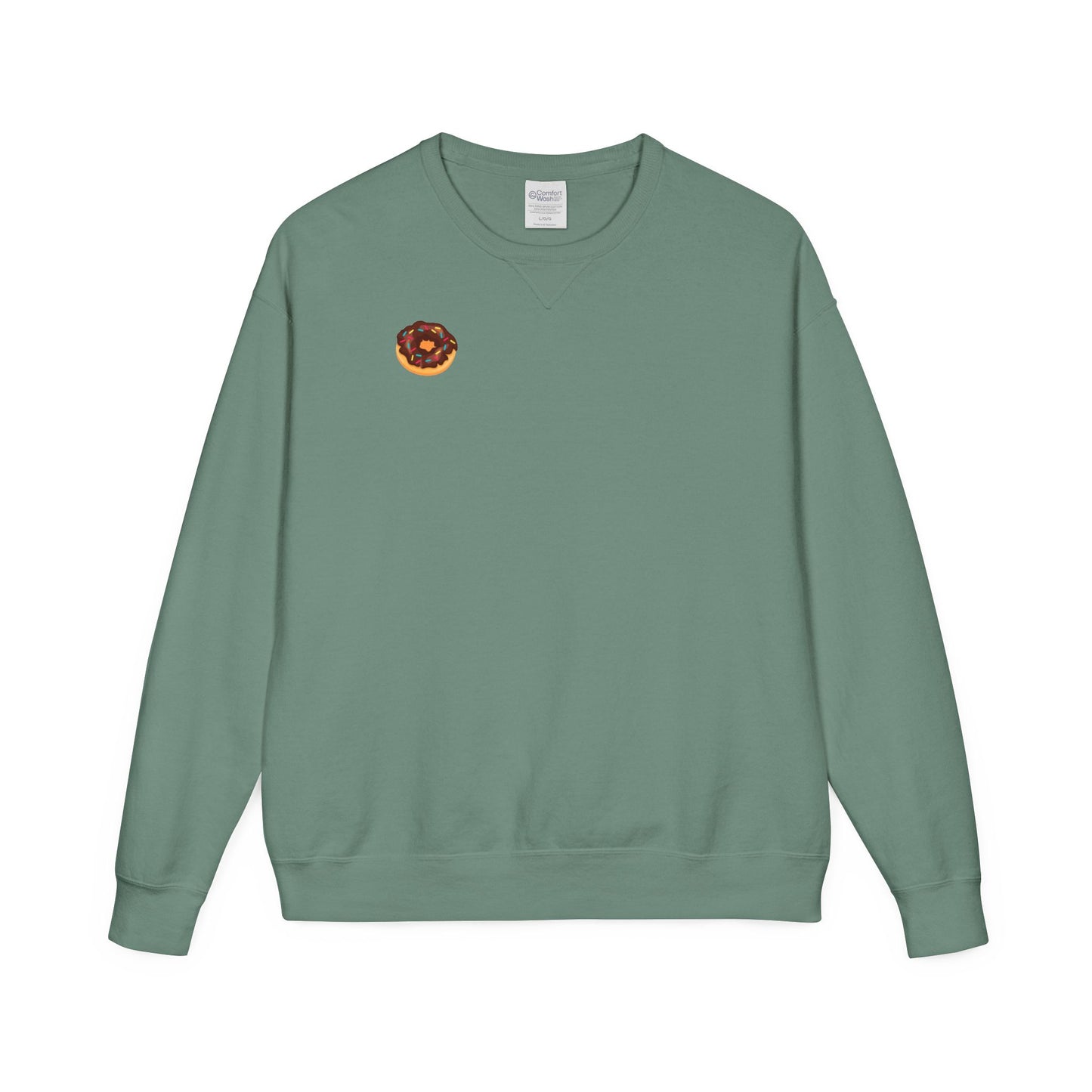 Cozy Donut Graphic Sweatshirt - Perfect for Food Lovers, Casual Outings, Birthdays, Winter Fashion, Gift Idea