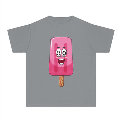 Youth Pop Art Ice Cream Tee, Fun Summer Tee, Kids Graphic T-Shirt, Cute Gift for Kids, Ice Cream Lovers Apparel
