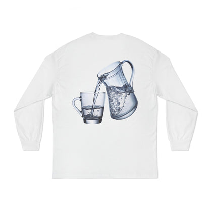 Drink More Water Classic Long Sleeve T-Shirt, Hydration Reminder Top, Health Apparel, Gift for Wellness Enthusiasts, [...]