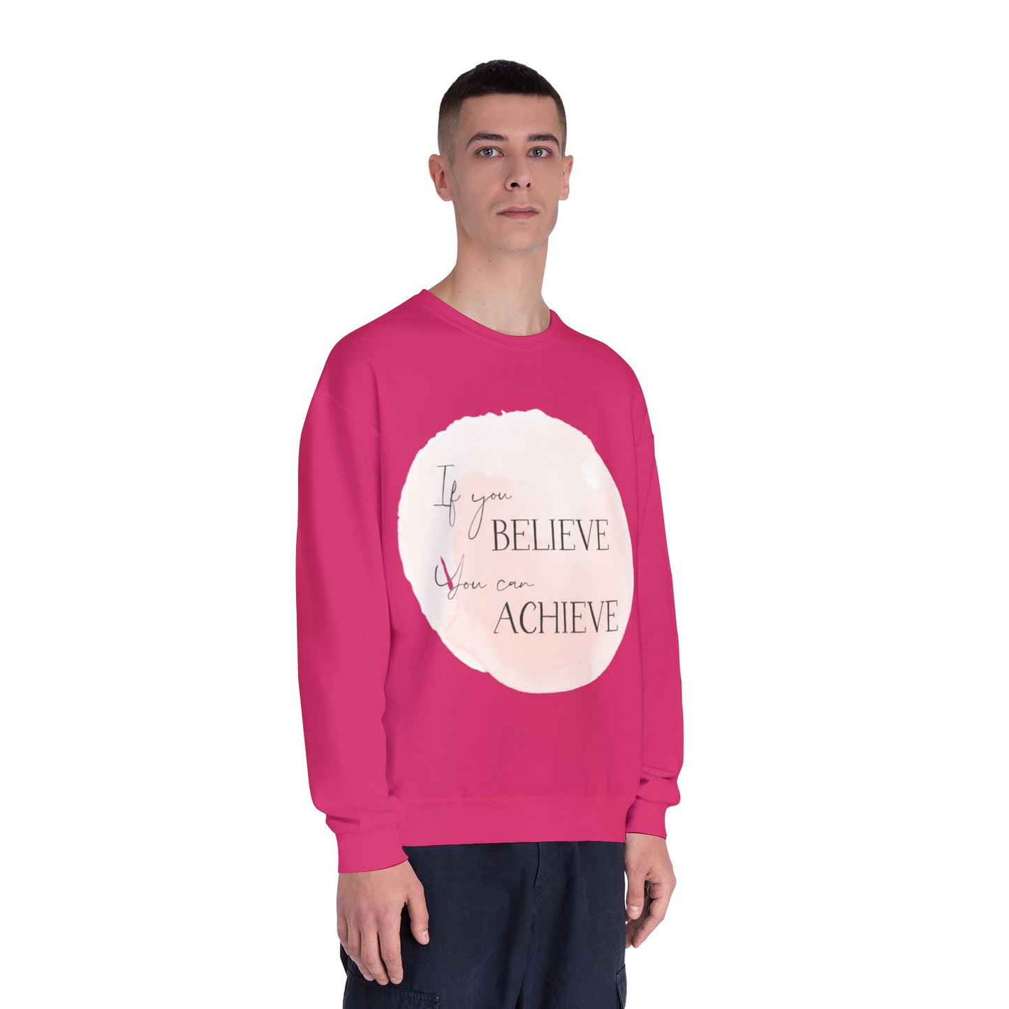 Inspirational Crewneck Sweatshirt, Motivational Wear, Gift for Her, Cozy Fashion, Positive Quote Apparel, Everyday Comfort