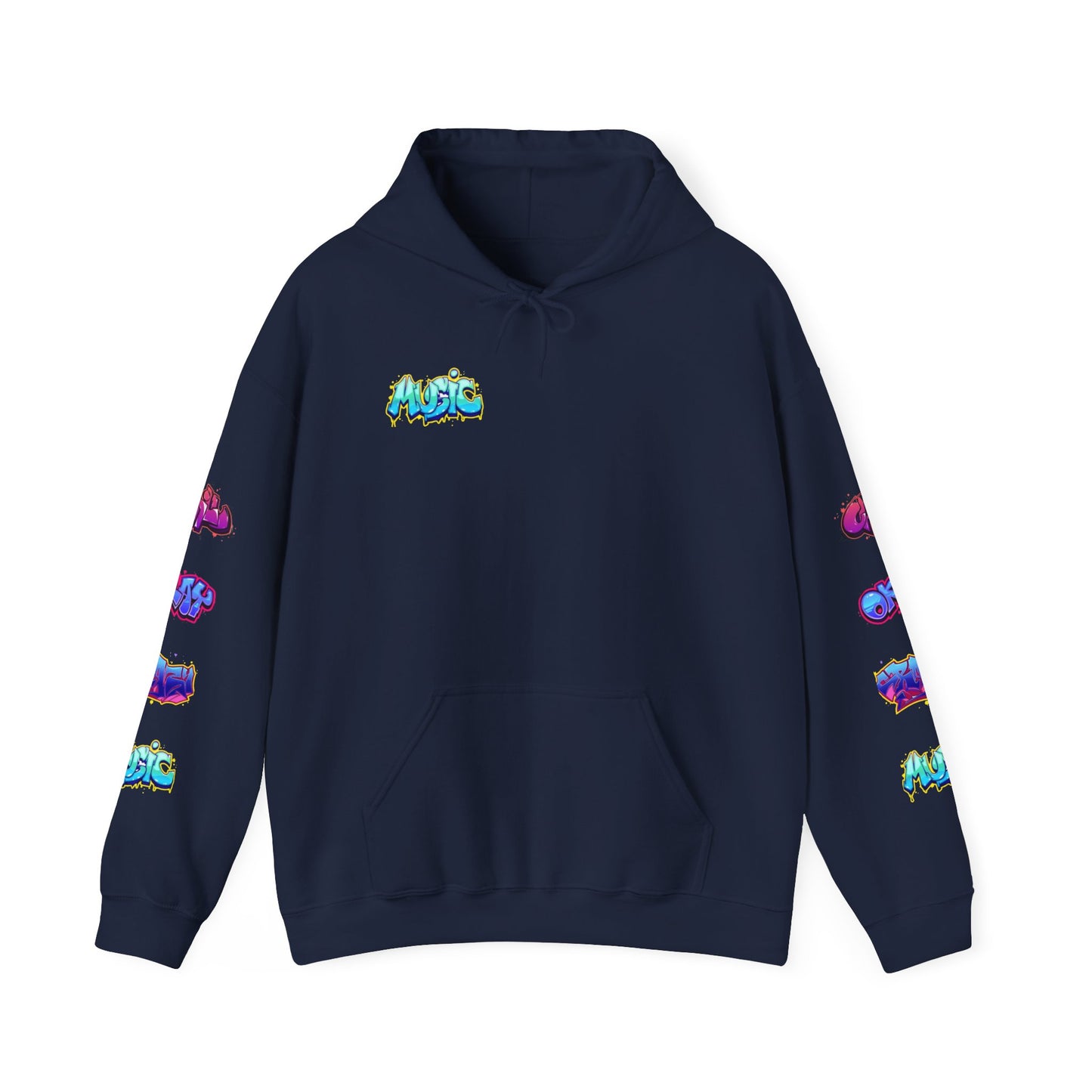 Graffiti Art  Hoodie - Cozy Streetwear, Unique Gift for Art Lovers, Perfect for Festivals, Casual Wear, Cool Graphic Sweatshirt