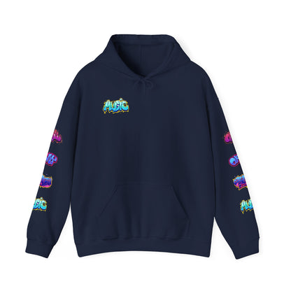 Graffiti Art  Hoodie - Cozy Streetwear, Unique Gift for Art Lovers, Perfect for Festivals, Casual Wear, Cool Graphic Sweatshirt