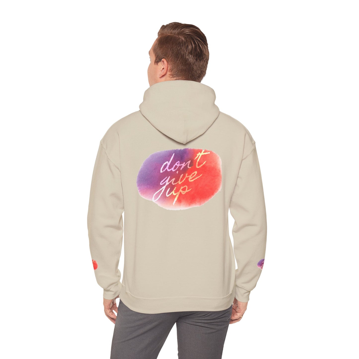 keep going design Heavy Blend™ Hooded Sweatshirt
