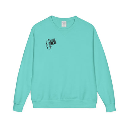 ComfortWash® Garment Dyed Crewneck Sweatshirt, Casual Gamer Sweatshirt, Video Game Lover Gift, Cozy Lounge Wear