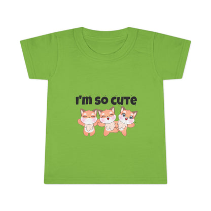 Adorable Toddler T-Shirt | Cute Animal Tee for Kids, Playful Shirt, Birthday Gift, Gift for Toddlers, Everyday Wear