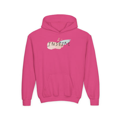 Inspire Youth Hoodie - Cozy Sweatshirt for Teens, Inspirational Gift, Casual Outfit, Schoolwear, Birthday Present