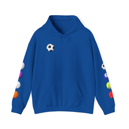 Sports-Themed Hoodie, Perfect for Athletes, Gifts for Sports Lovers, Cozy Sweatshirt for Game Days, Casual Wear