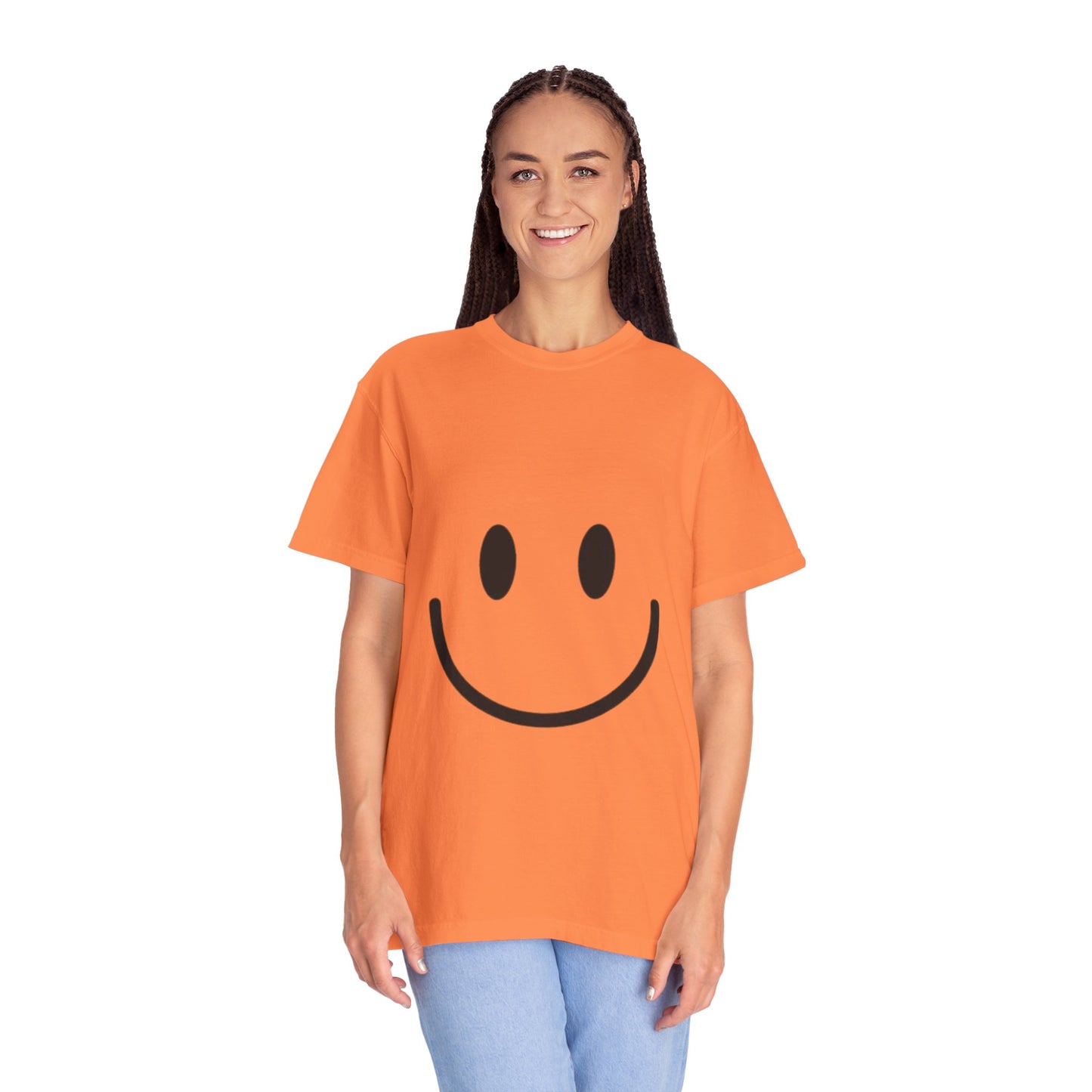 Smiley Face  T-Shirt, Fun Graphic Tee, Casual Wear, Gift for Friends, Positive Vibes Shirt, Happy Birthday Gift, Summer Essentials