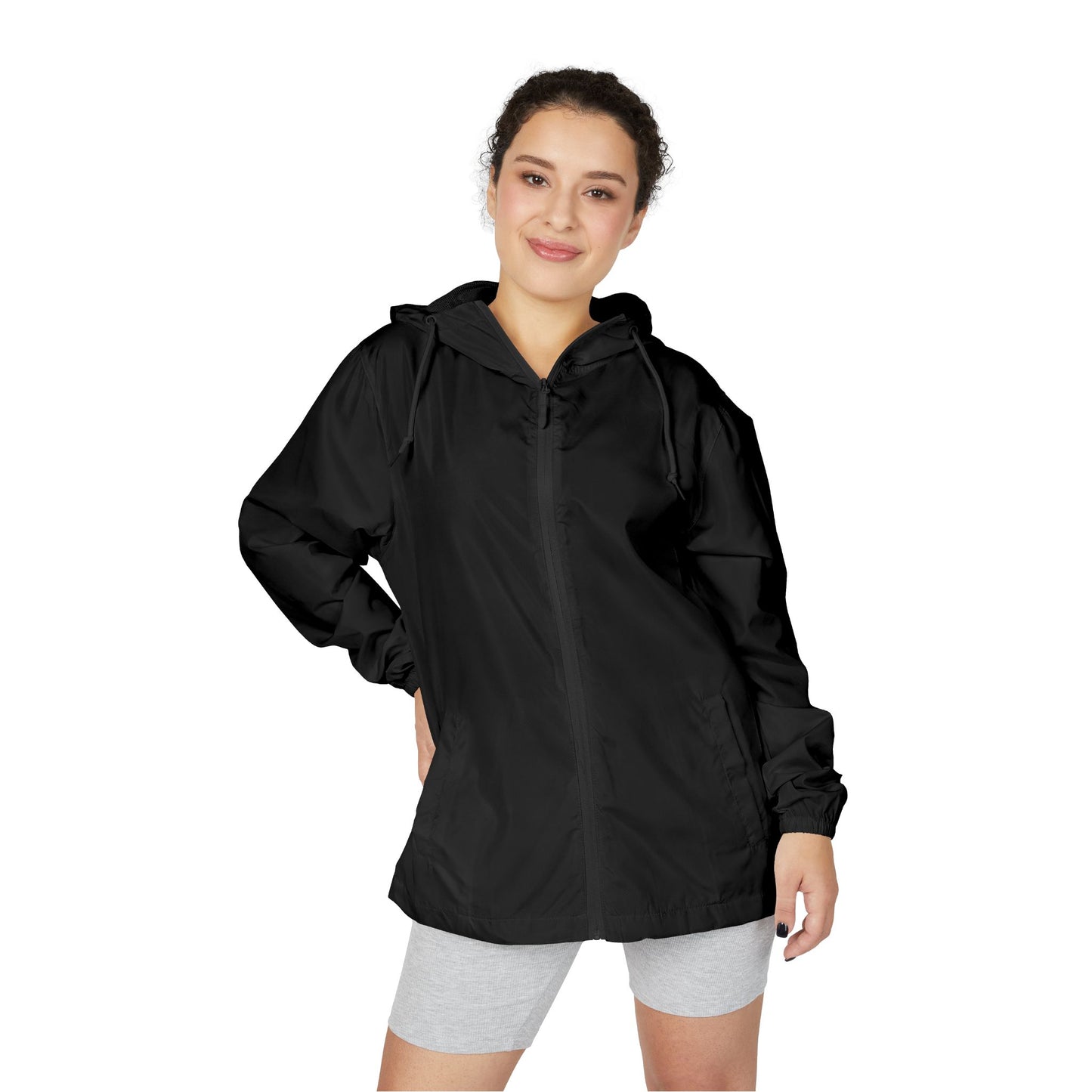 Stylish  Full-Zip Windbreaker for All-Season Adventures, Lightweight Jacket, Outdoor Gear, Casual Fashion, Rain Ready, Easy Layering
