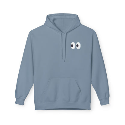Playful Eyes Fleece Hoodie - Fun Sweatshirt for Unique Style,  Cozy Wear, Perfect Gift for All Occasions, Casual Outfits, Daily [...]