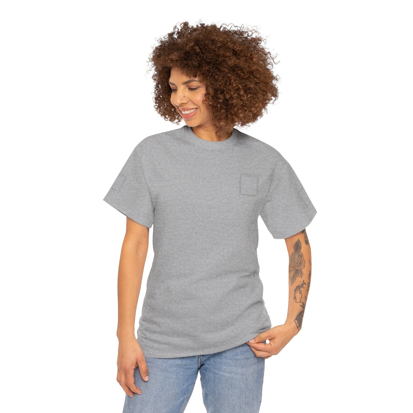 Heavy Cotton Tee - Casual Comfort for Everyday, Perfect for Summer Hangouts, Gifts for Friends, Festivals, Home Wear, Graphic Tees