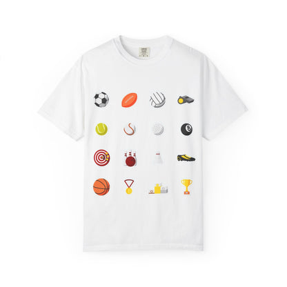 Sporty Icon T-Shirt, Casual Wear, Gift for Athletes, Sports Lovers, Fun Workout Shirt, Sports Themed Apparel