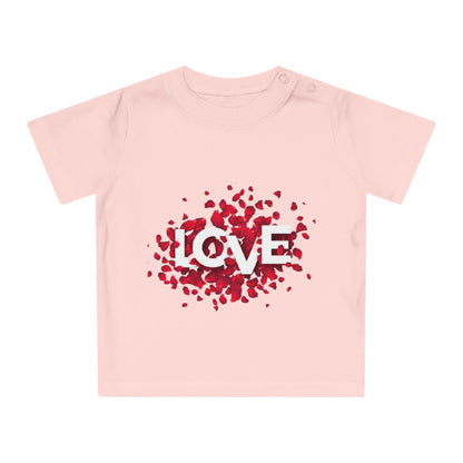Love Baby T-Shirt | Cute Baby Outfit, Newborn Gift, Baby Shower Gift, Floral Print Toddler Top