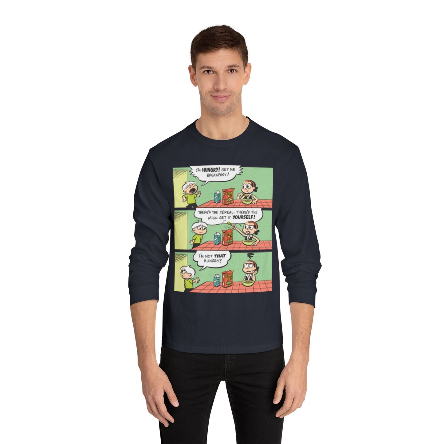 Fun Graphic Long Sleeve T-Shirt