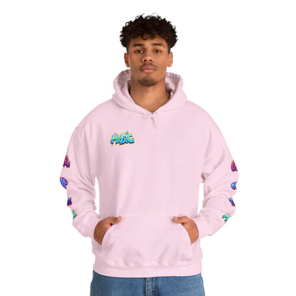 Graffiti Art  Hoodie - Cozy Streetwear, Unique Gift for Art Lovers, Perfect for Festivals, Casual Wear, Cool Graphic Sweatshirt