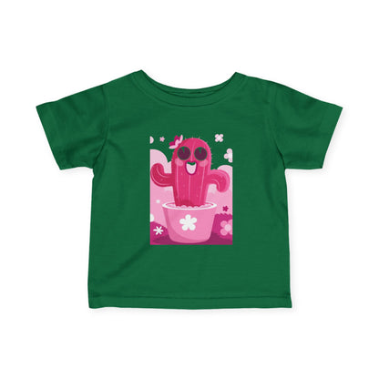 Cute Cactus Infant Tee, Baby Shower Gift, Toddler Summer Shirt, Kids Apparel, Birthday Gift for Boys and Girls, Playful Toddler Outfit