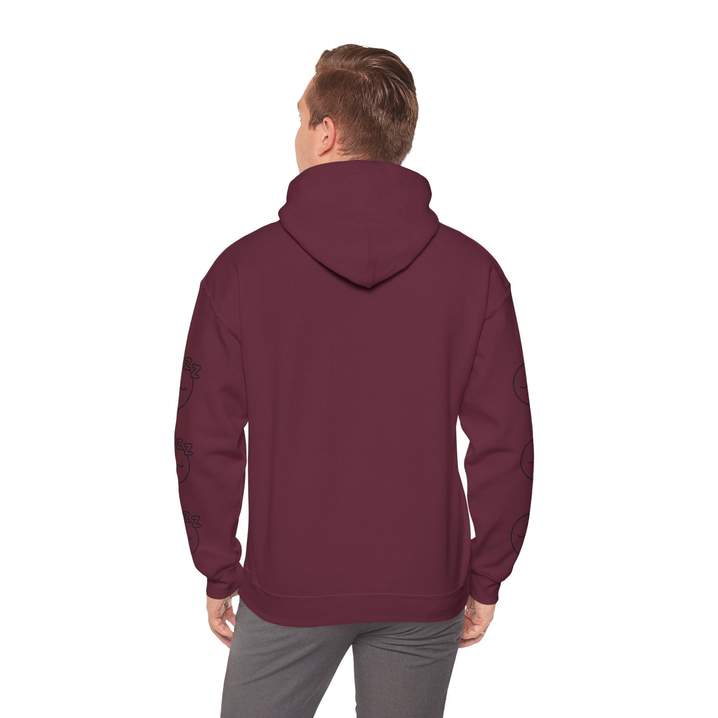 Cozy Sleepy Hoodie -  Heavy Blend™ Sweatshirt, Sleep Graphic, Cozy Gift, Chillwear, Relaxation Apparel, Dorm Essentials
