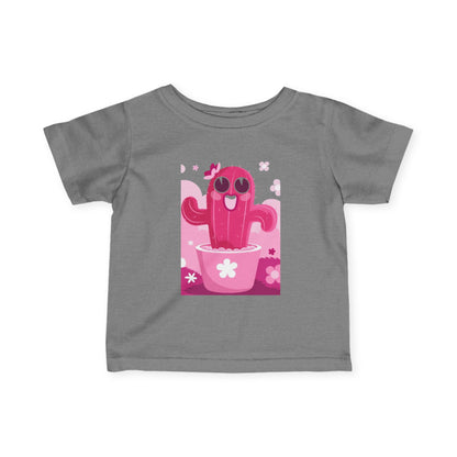 Cute Cactus Infant Tee, Baby Shower Gift, Toddler Summer Shirt, Kids Apparel, Birthday Gift for Boys and Girls, Playful Toddler Outfit