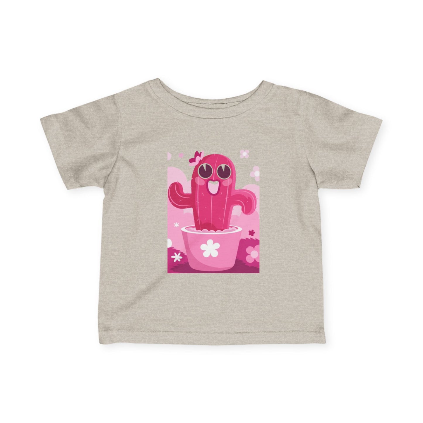 Cute Cactus Infant Tee, Baby Shower Gift, Toddler Summer Shirt, Kids Apparel, Birthday Gift for Boys and Girls, Playful Toddler Outfit
