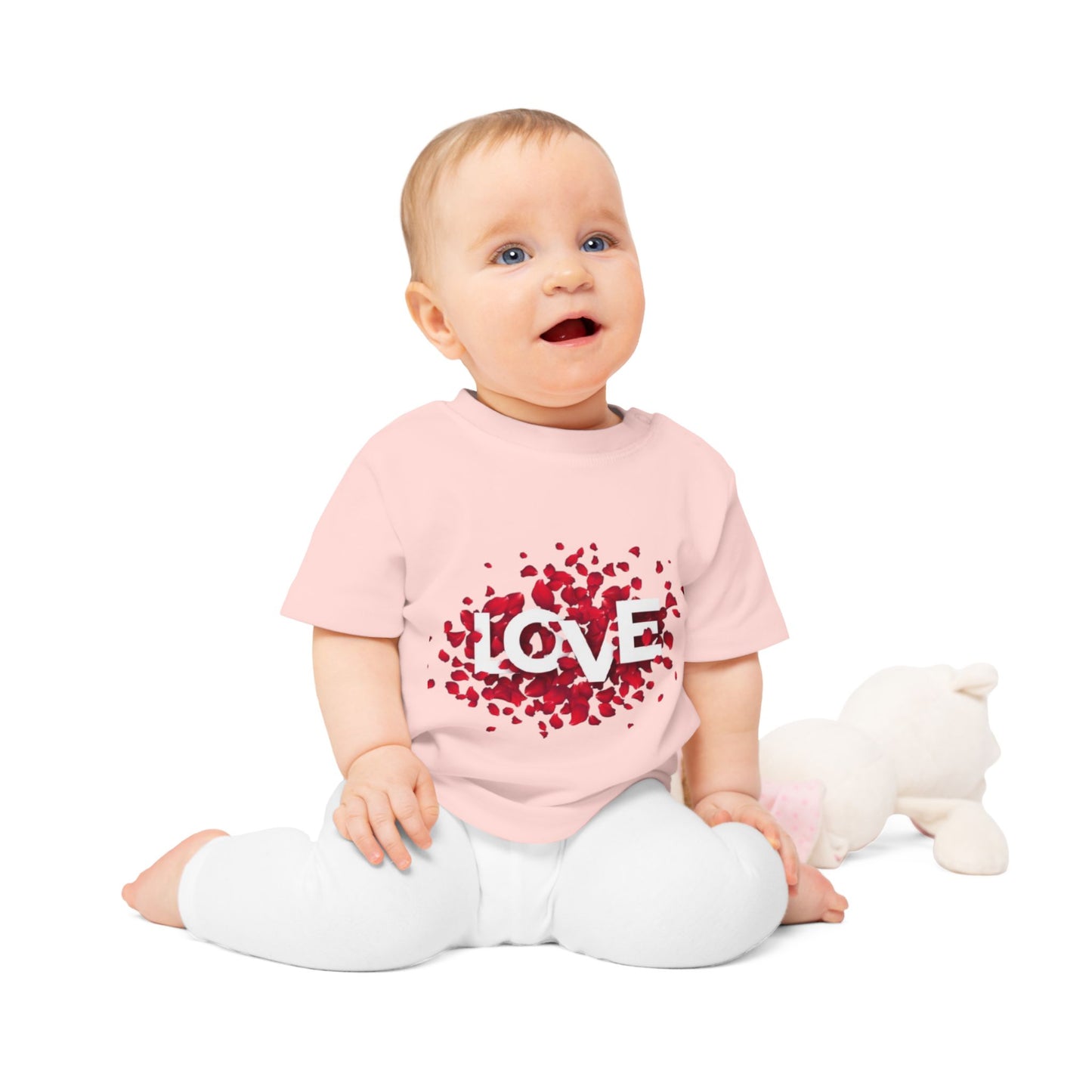 Love Baby T-Shirt | Cute Baby Outfit, Newborn Gift, Baby Shower Gift, Floral Print Toddler Top