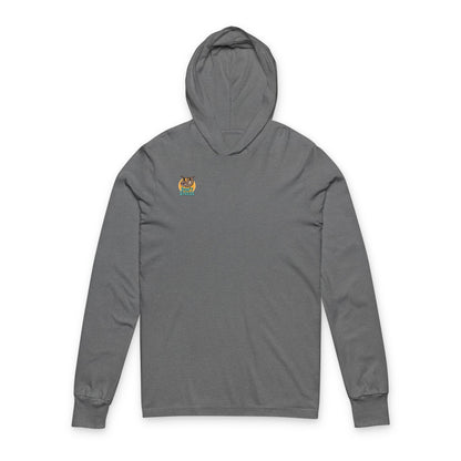 Hooded Long Sleeve Tee - Casual Comfort, Relaxed Vibes, Everyday Wear, Outdoor Adventures, Gift for Nature Lovers