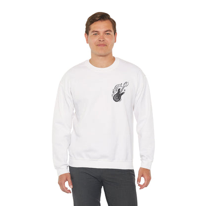 Musical Vibe Crewneck Sweatshirt, Perfect for Music Lovers, Gift, Cozy Style for Concerts, Casual Wear, Thoughtful Present