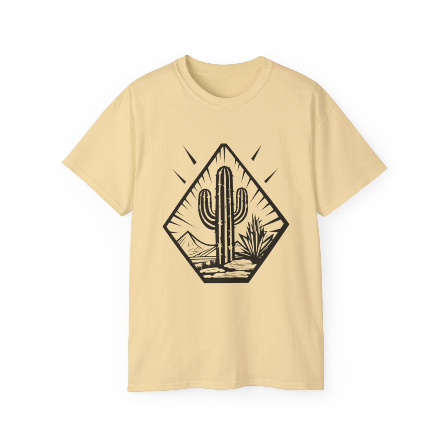 Desert Cactus Tee, Travel Shirt, Nature Lover Gift, Summer Apparel, Outdoorsy Style, Graphic T-shirt