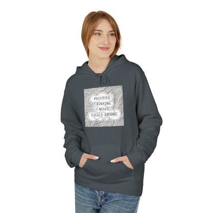 Positive Vibes  Fleece Hoodie | Cozy, Casual Apparel for Friends, Gift for Occasions, Perfect for Everyday Wear