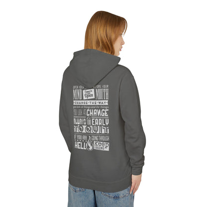 Motivational  Lightweight Hooded Sweatshirt - Change Your Mindset, Inspirational Gift, Everyday Wear, Perfect for Relaxation, [...]