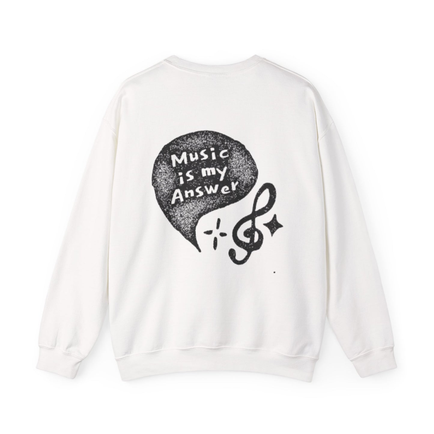 Musical Vibe Crewneck Sweatshirt, Perfect for Music Lovers, Gift, Cozy Style for Concerts, Casual Wear, Thoughtful Present
