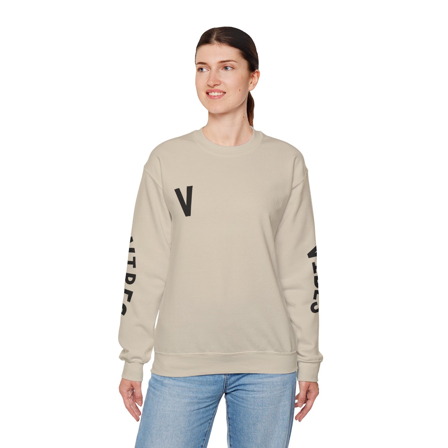 Vibes  Heavy Blend™ Crewneck Sweatshirt - Cozy, Casual, Trendy, Gift for Her/Him, Perfect for Fall/Winter