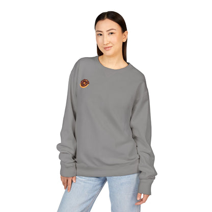 Cozy Donut Graphic Sweatshirt - Perfect for Food Lovers, Casual Outings, Birthdays, Winter Fashion, Gift Idea