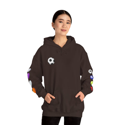 Sports-Themed Hoodie, Perfect for Athletes, Gifts for Sports Lovers, Cozy Sweatshirt for Game Days, Casual Wear