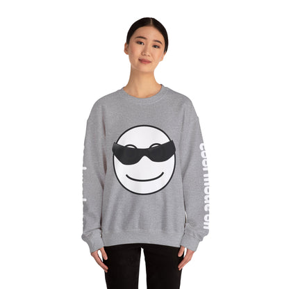 Cool Vibes Crewneck Sweatshirt, Chill Fashion, Casual Wear, Trendy Gift, Lounge Pullover
