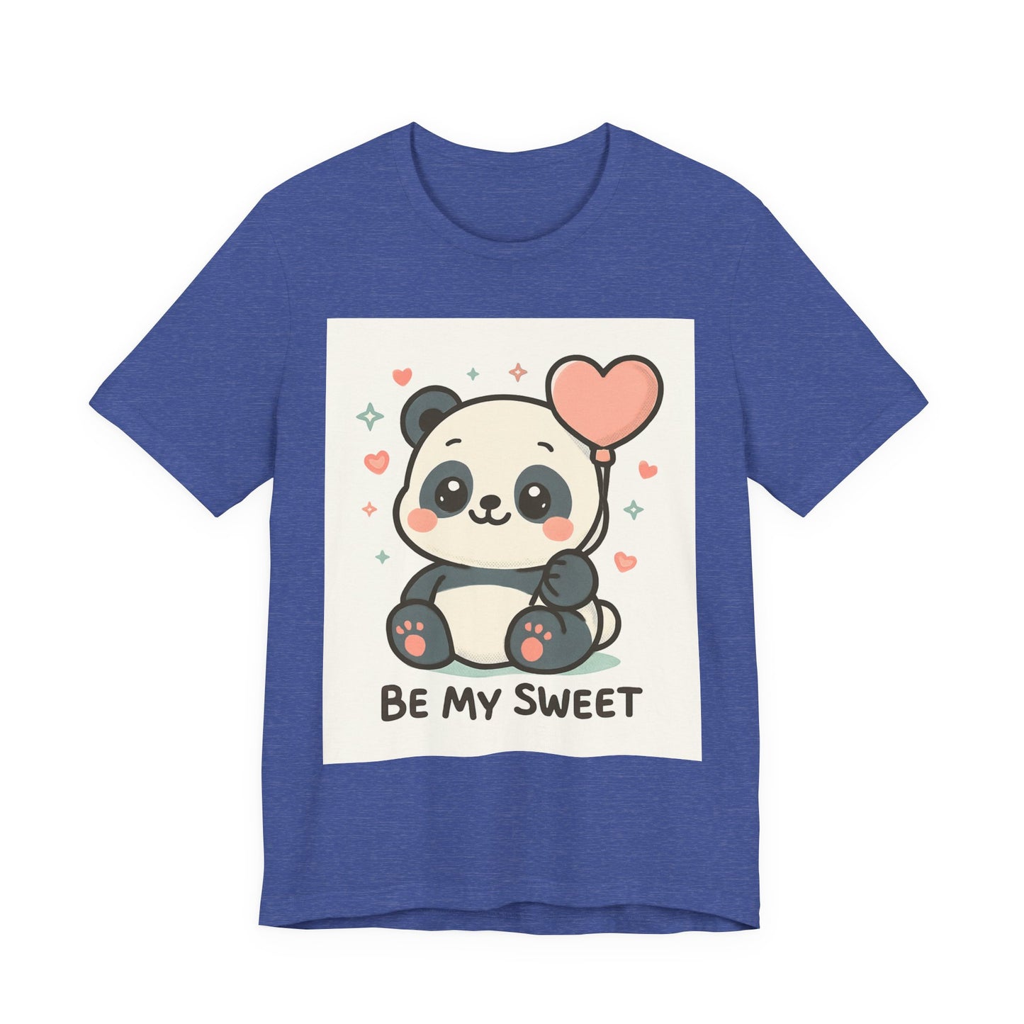 Cute Panda Tee, Be My Sweet T-Shirt, Gift for Animal Lovers, Kids and Adults,  Casual Wear, Cute Animal Tee