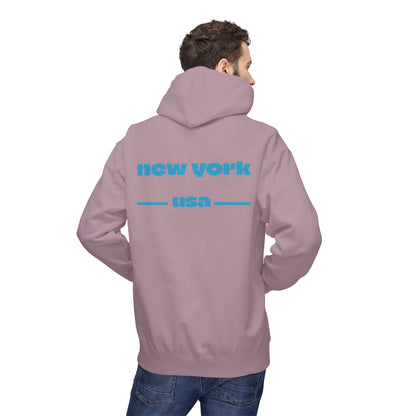 New York Star Hoodie, Fleece Sweatshirt, Casual Streetwear, Perfect Gift for Travelers, Cozy Hoodie, Summer Essential