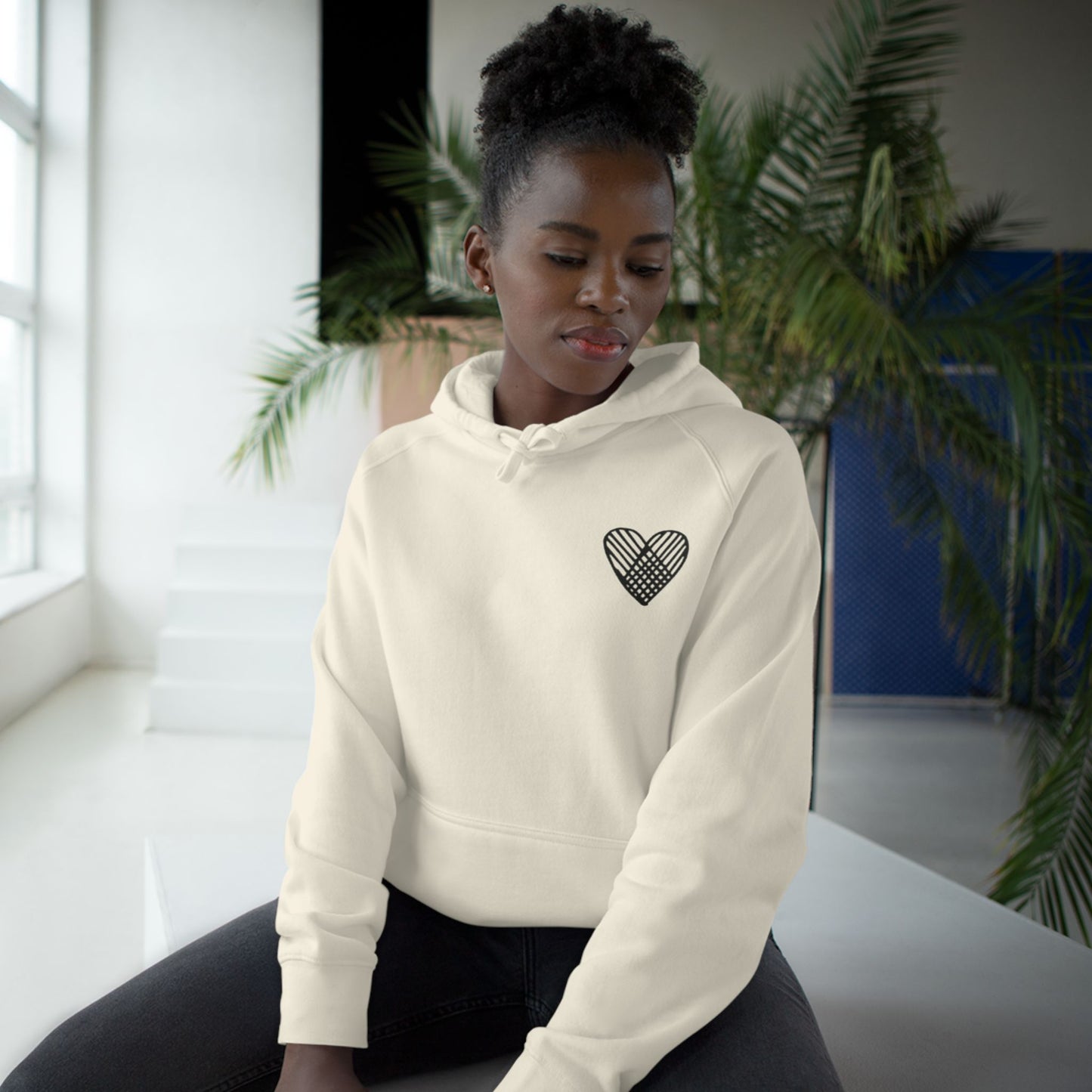 Heart Pattern  Hoodie