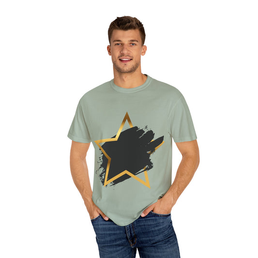 Stylish Star Graphic T-shirt - Casual Wear, Gift for Friends, Summer Fashion, Stylish Outfit, Everyday Casual