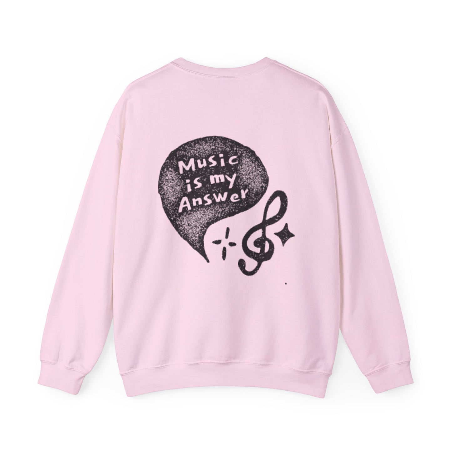 Musical Vibe Crewneck Sweatshirt, Perfect for Music Lovers, Gift, Cozy Style for Concerts, Casual Wear, Thoughtful Present