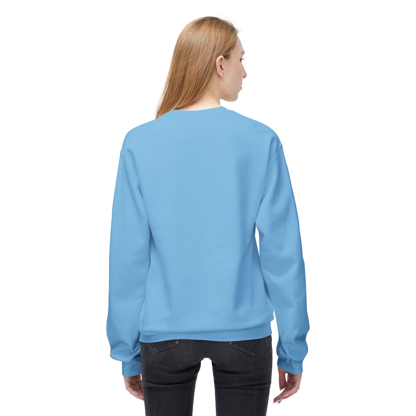 Colorful 'YEAH' Crewneck Sweatshirt,  Sweatshirt, Inspirational Gift, Cozy Fleece, Casual Wear, Everyday Comfort