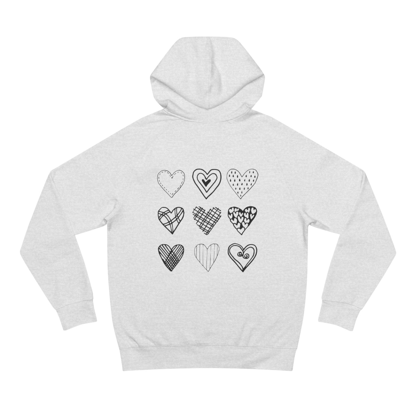 Heart Pattern  Hoodie